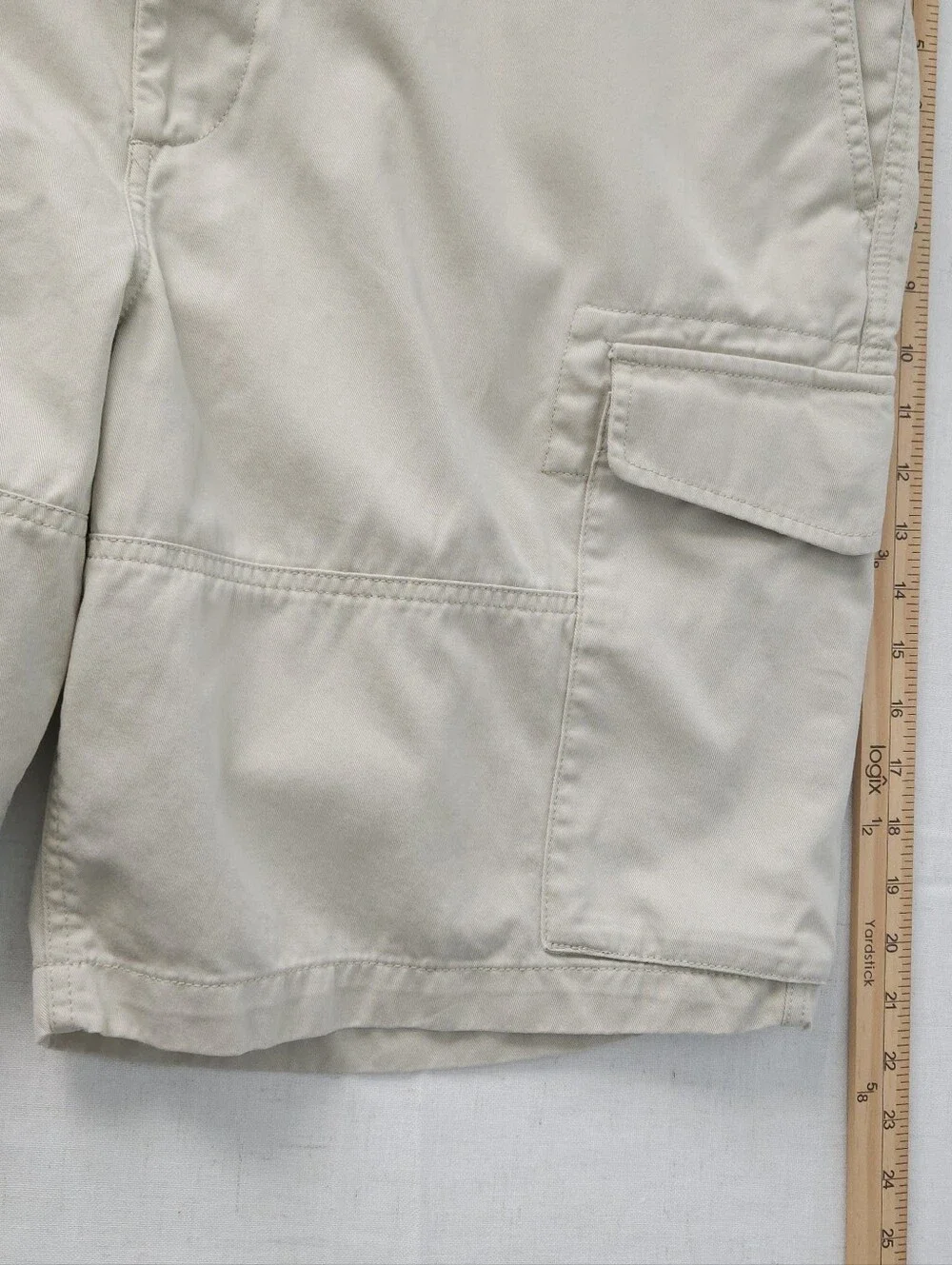 Polo Ralph Lauren Mens 44B Relaxed Fit Cargo Shorts‎ Khaki Tan Cotton Pony Logo